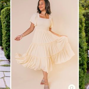 Yellow ivy city dress